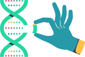 Mano cambiando genes
